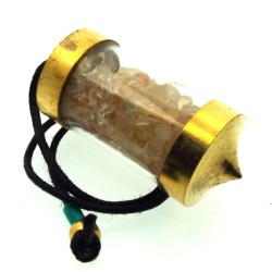 Citrine Gemstone Capsule Pendulum